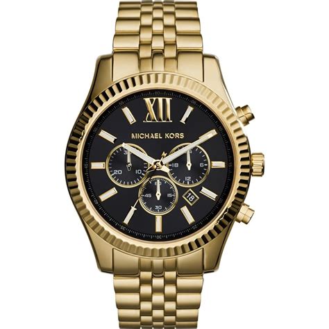 michael kors mens gold watch